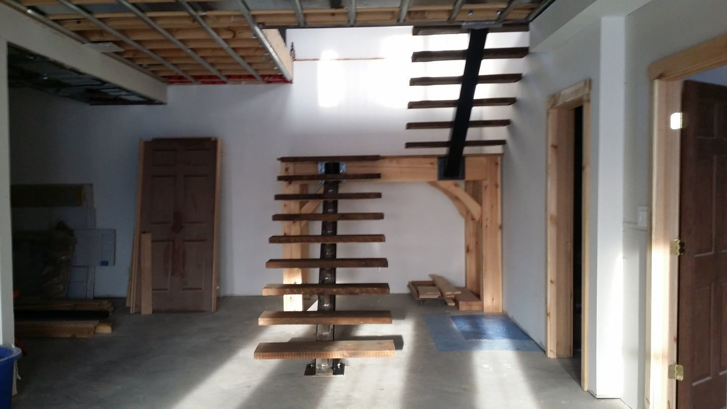 Custom Solid Wood Stair Treads