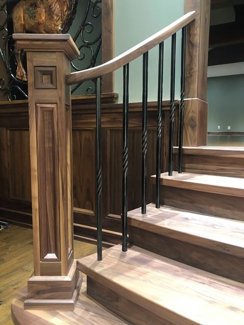 Custom Solid Wood Stair Treads
